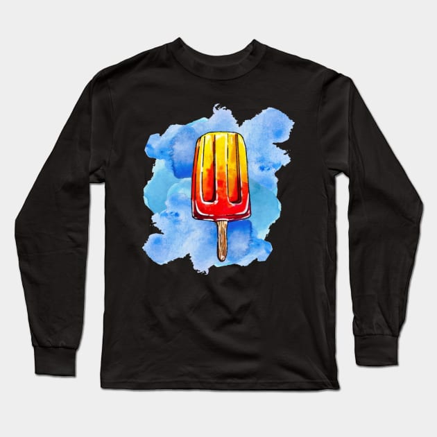 Ice Lolly Long Sleeve T-Shirt by Art by Ergate